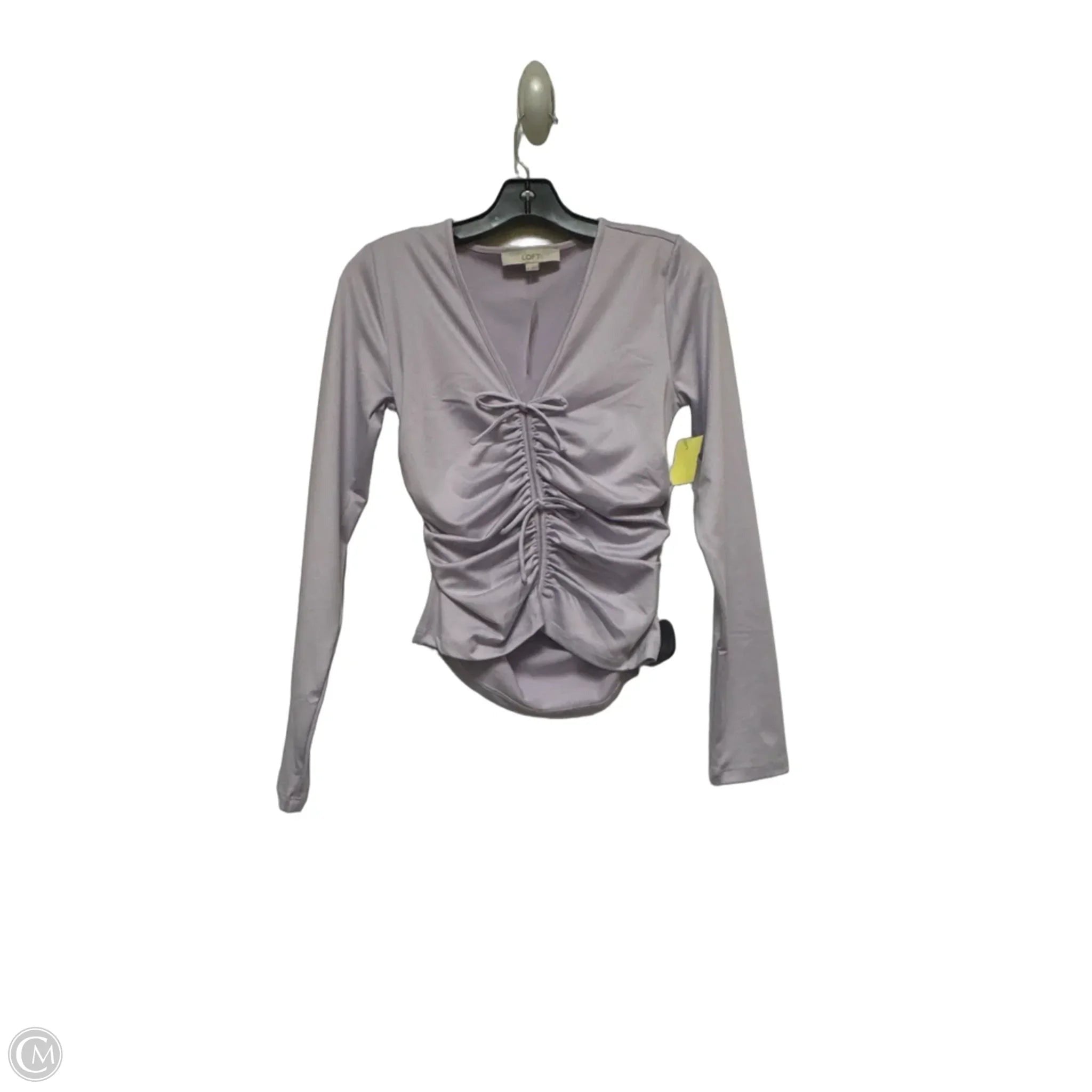 Top Long Sleeve By Loft In Purple, Size: Xs