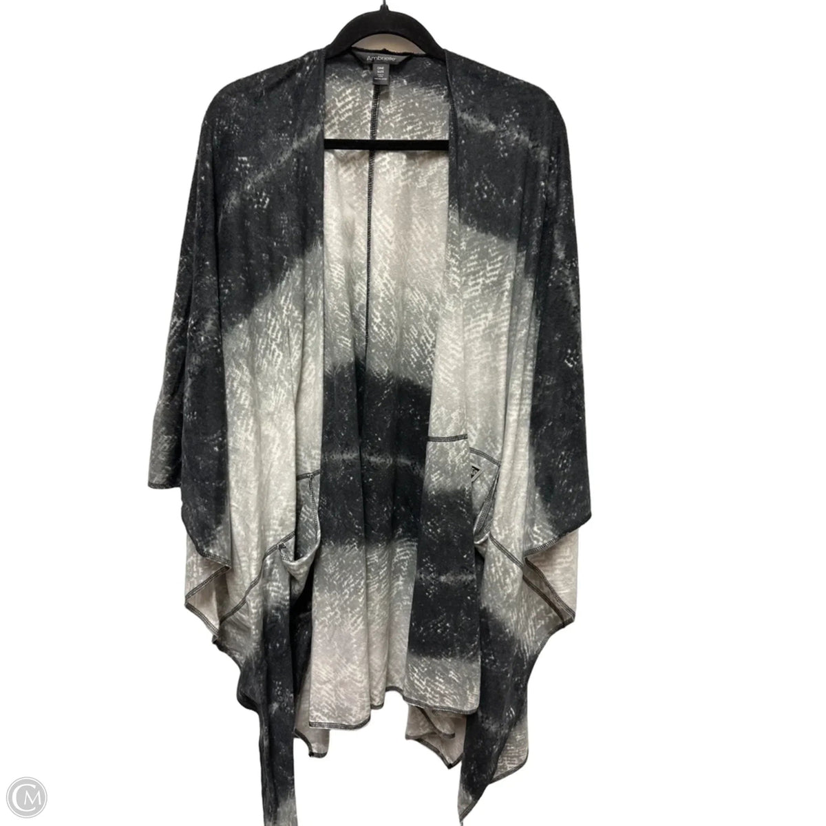 Shawl By Clothes Mentor In Grey, Size: Osfm