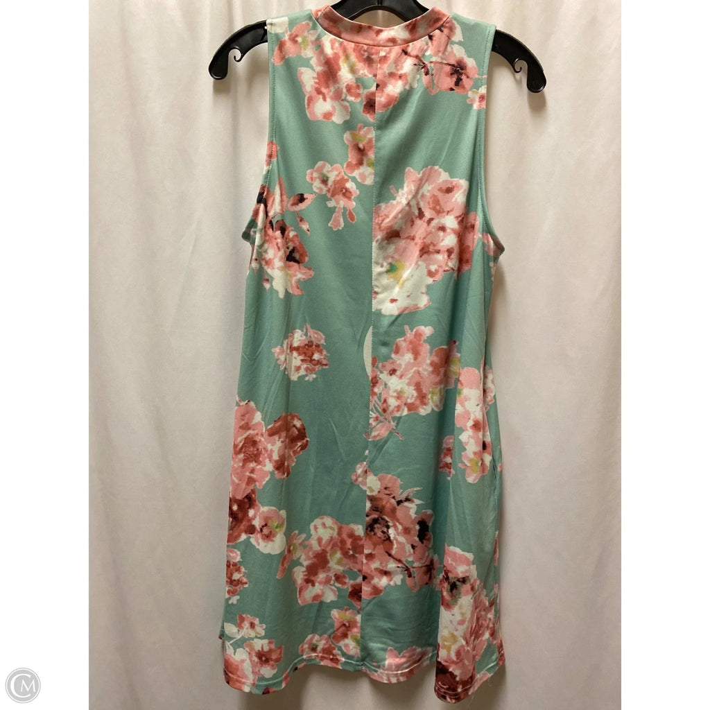 Dress Casual Short By Pink Lily In Green, Size: S