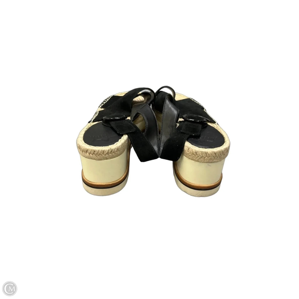 Sandals Heels Platform By Marc Fisher In Black, Size: 9.5