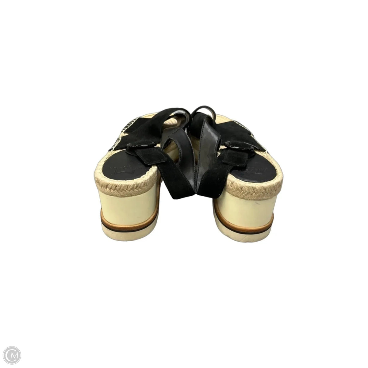 Sandals Heels Platform By Marc Fisher In Black, Size: 9.5