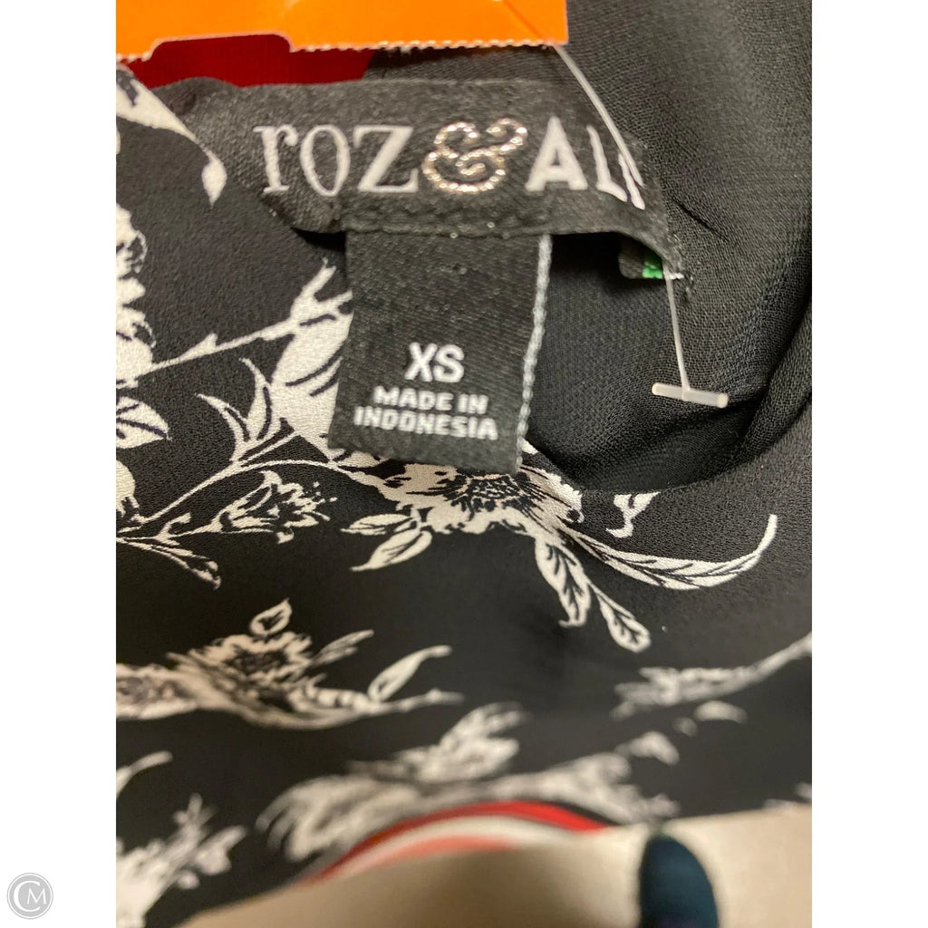Top Sleeveless By Roz And Ali In Black, Size: Xs