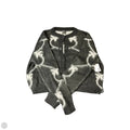 Sweater Cardigan By Clothes Mentor In Black & White, Size: S