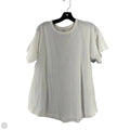 Top Short Sleeve By Madewell In White, Size: Xl