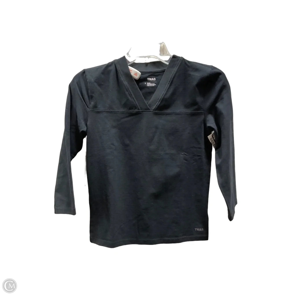 Top Long Sleeve By Tna In Black, Size: S