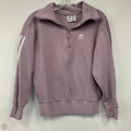 Sweatshirt Collar By Adidas In Purple, Size: Xs