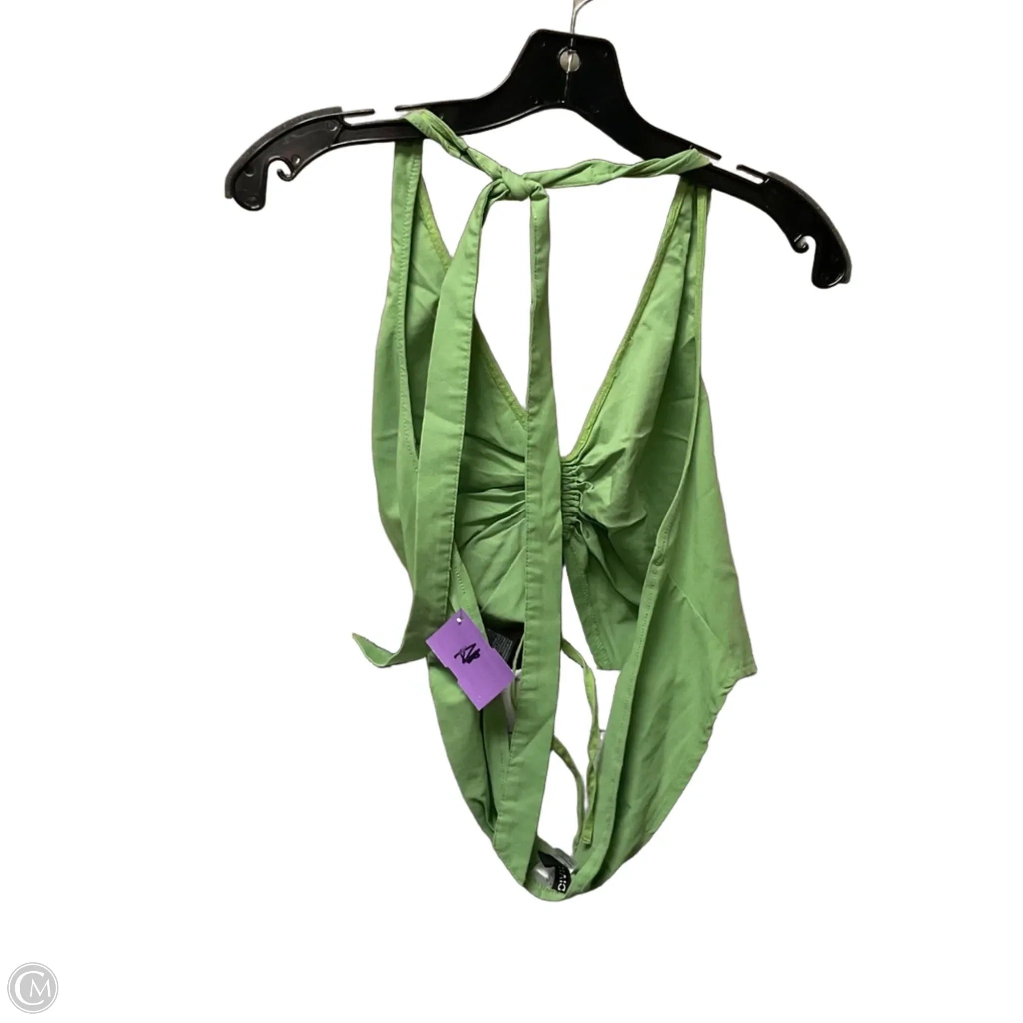 Top Sleeveless By Divided In Green, Size: Xl