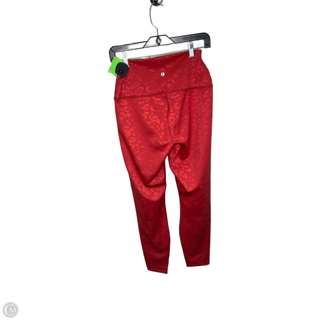 Athletic Leggings By 90 Degrees By Reflex In Orange, Size: L