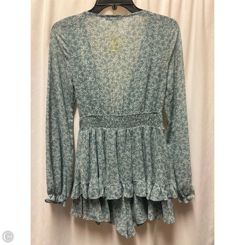 Dress Casual Short By Papaya In Blue, Size: S