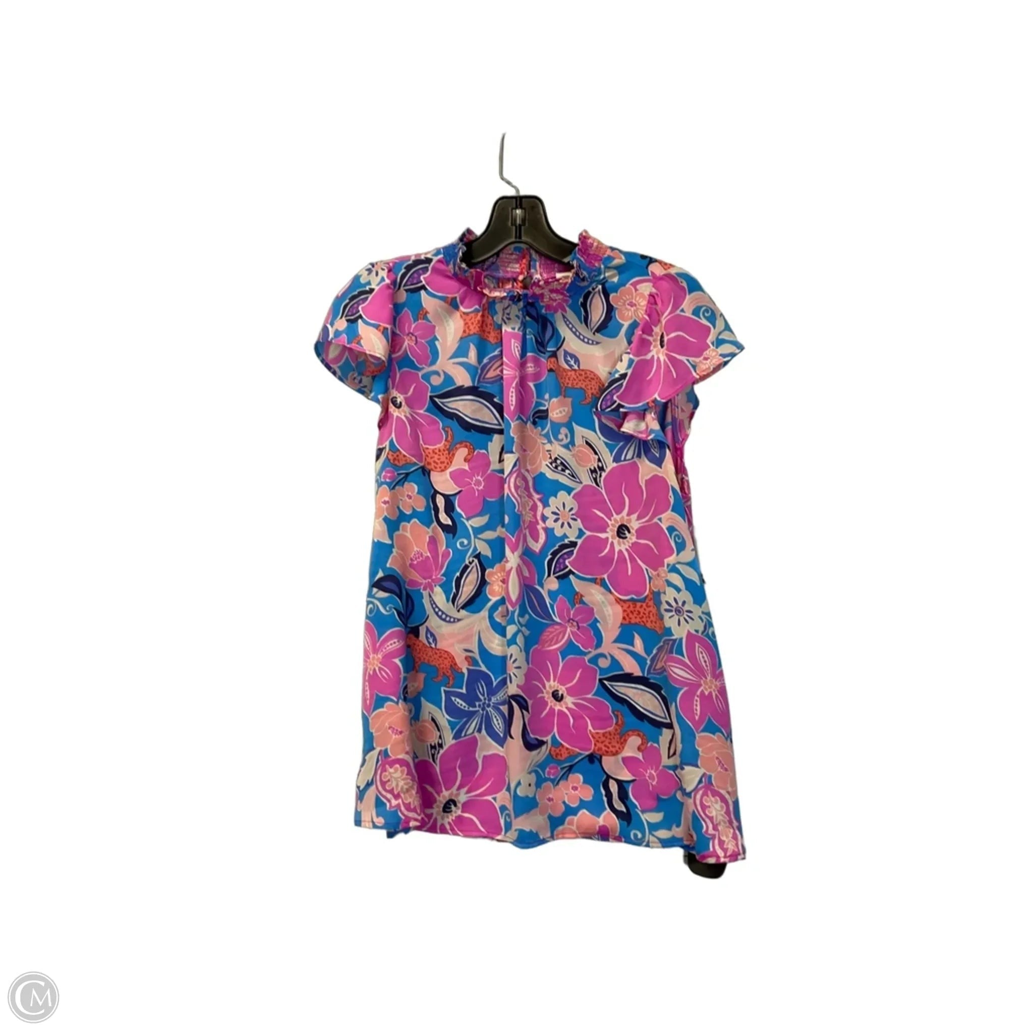 Top Sleeveless By Easel In Multi-colored, Size: M