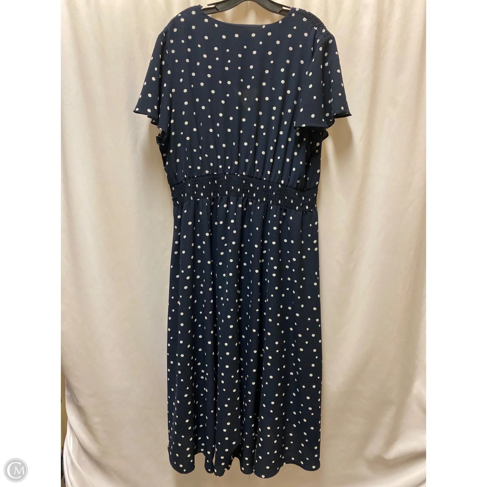 Dress Casual Maxi By Lane Bryant In Navy, Size: 3x