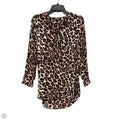 Tunic Long Sleeve By Gianni Bini In Animal Print, Size: Xs