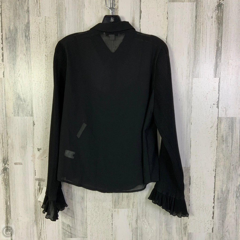 Blouse Long Sleeve By Hyfve In Black, Size: L