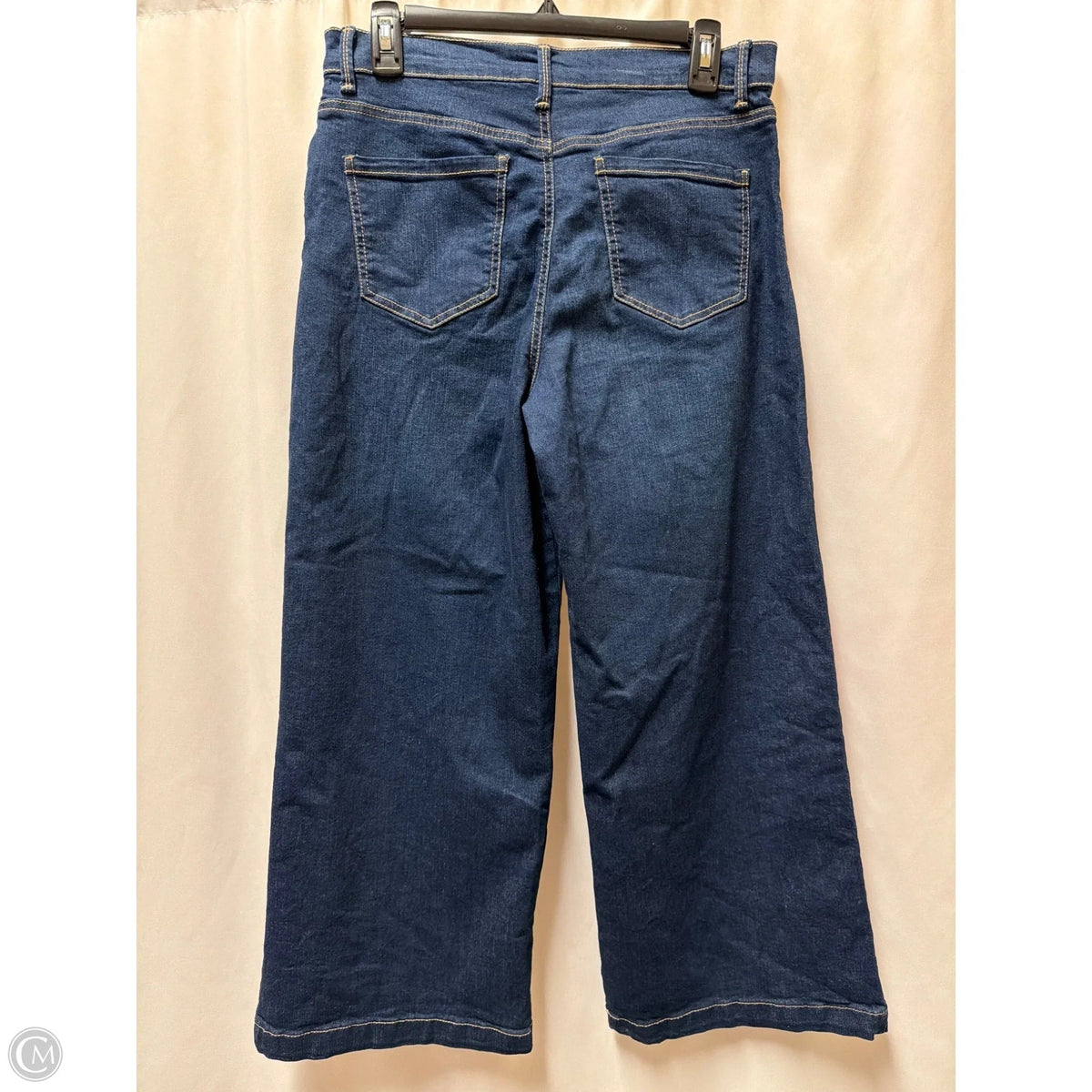 Jeans Flared By Gloria Vanderbilt In Blue Denim, Size: 8