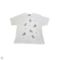 Top Short Sleeve By Zutter In Blue Red & White, Size: L