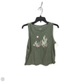 Top Sleeveless By Loft In Green, Size: M