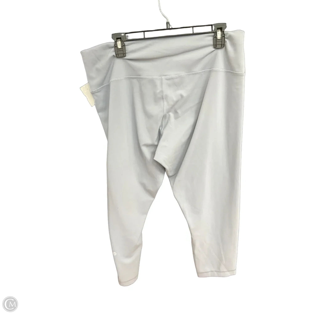 Athletic Leggings By Lululemon In Blue, Size: 2x
