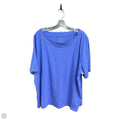 Top Short Sleeve Basic By Talbots In Blue, Size: 3x