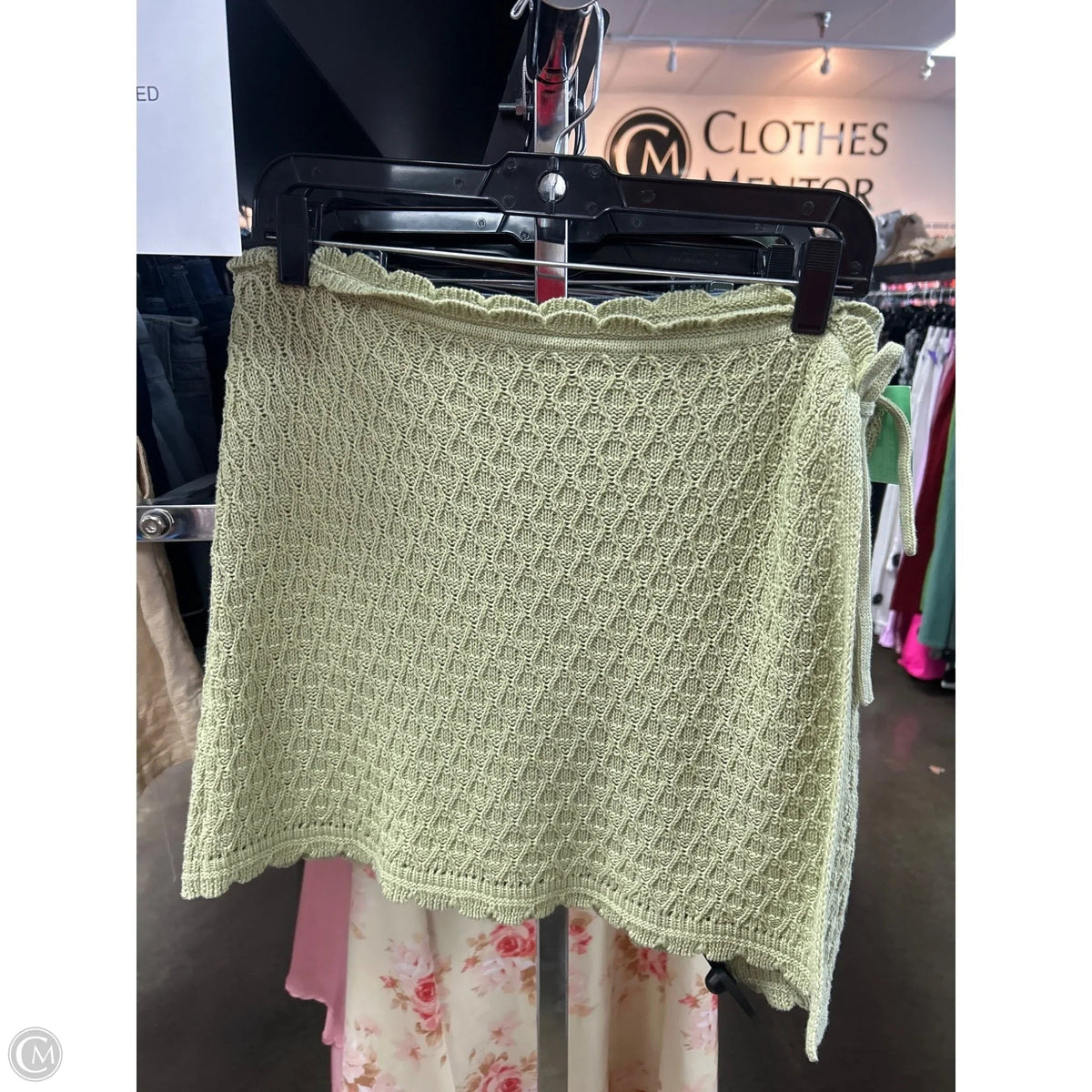 Skirt Mini & Short By Future Collective In Green, Size: M