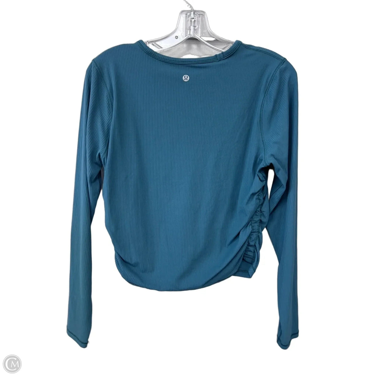 Athletic Top Long Sleeve Crewneck By Lululemon In Green, Size: 12