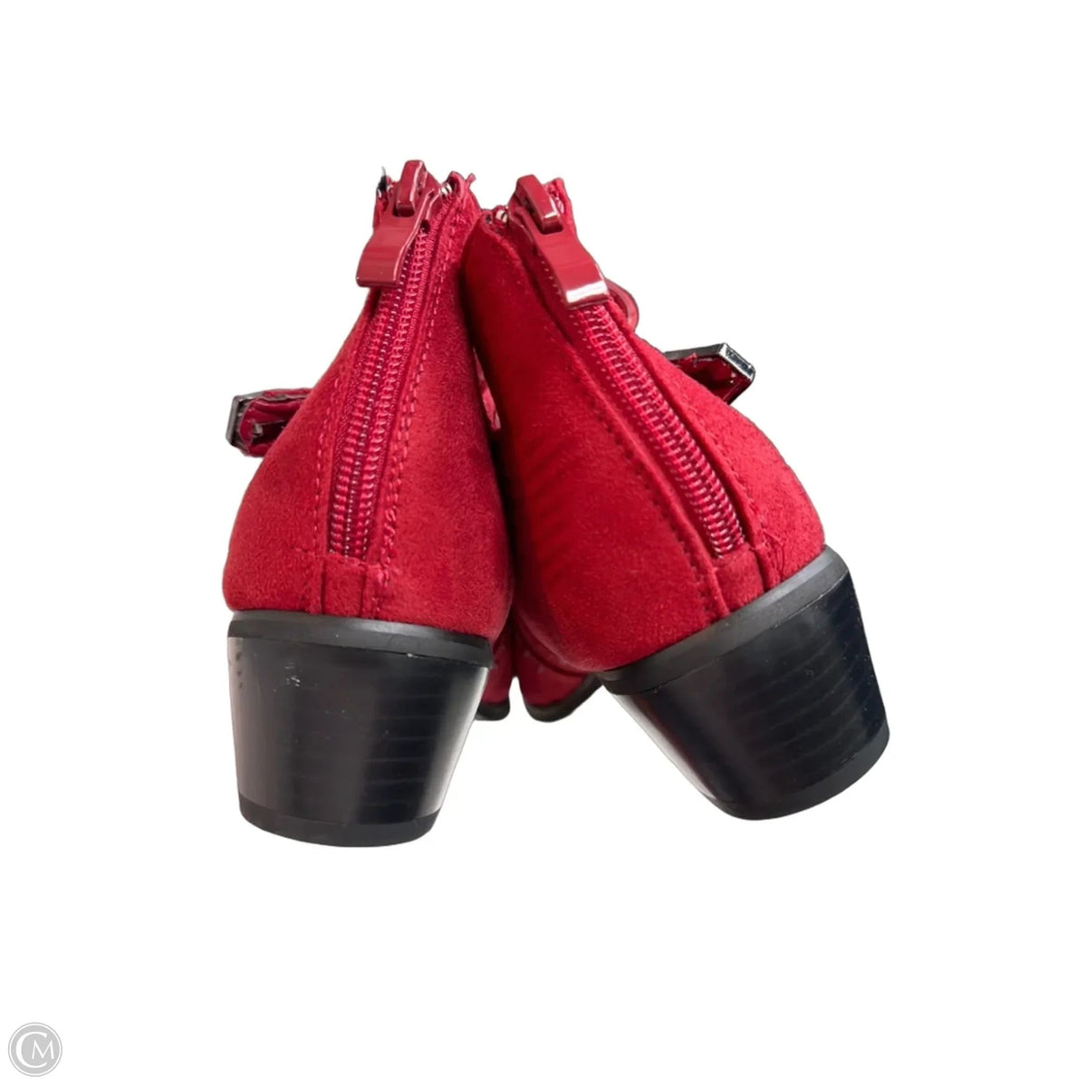 Boots Ankle Heels By Jg Collections In Red, Size: 9