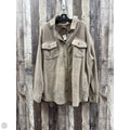 Jacket Fleece By Arula In Brown, Size: 3x