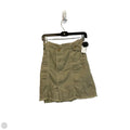 Skirt Midi By Free People In Green Denim, Size: 10