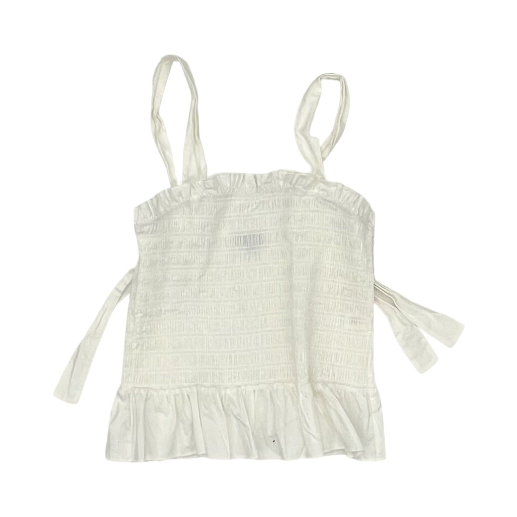 Top Sleeveless By Originality In White, Size:Xl