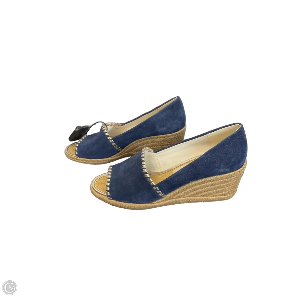 Sandals Heels Wedge By Jack Rogers In Blue, Size: 8