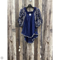 Top Short Sleeve Designer By Misa In Navy, Size: Xs