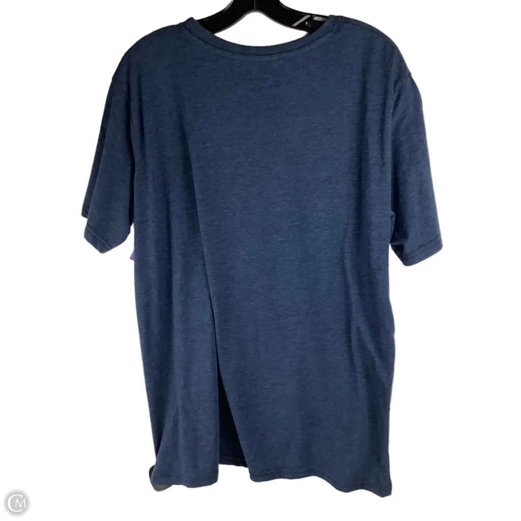 Top Short Sleeve By Clothes Mentor In Blue, Size: Xl