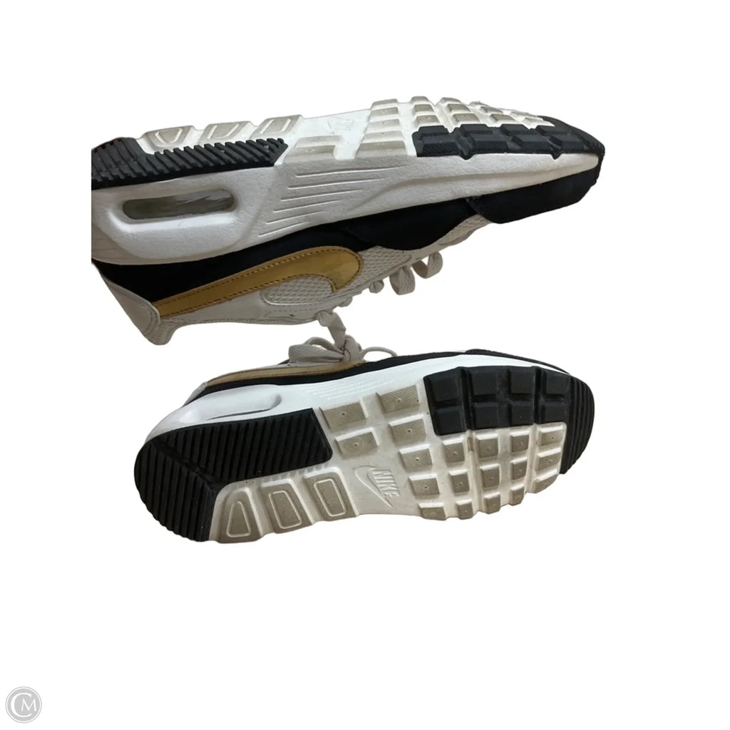 Shoes Athletic By Nike In Black & Gold, Size: 6.5