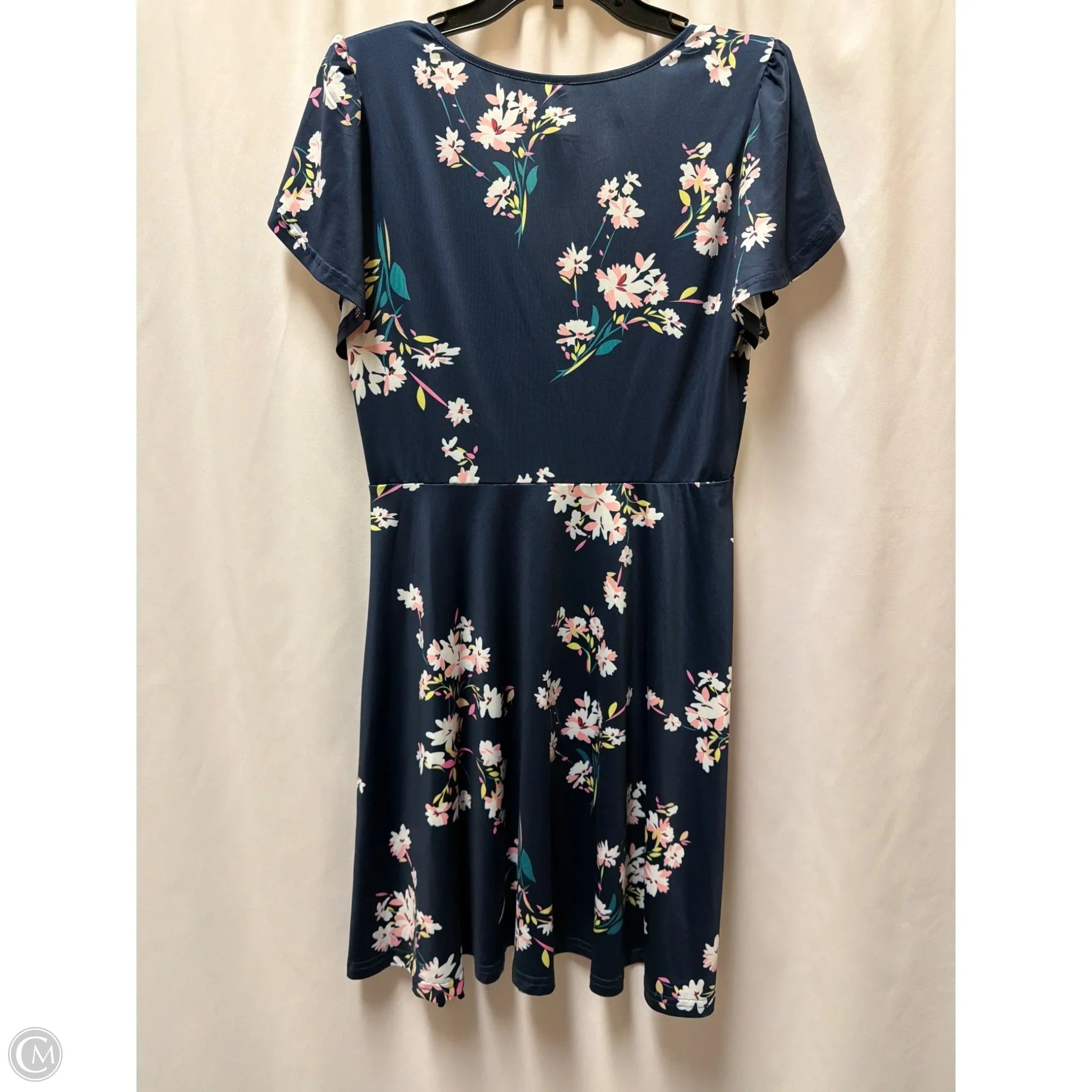 Dress Casual Midi By Clothes Mentor In Navy, Size: M