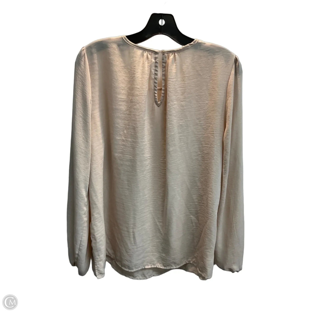 Blouse Long Sleeve By Maurices In Beige, Size: L