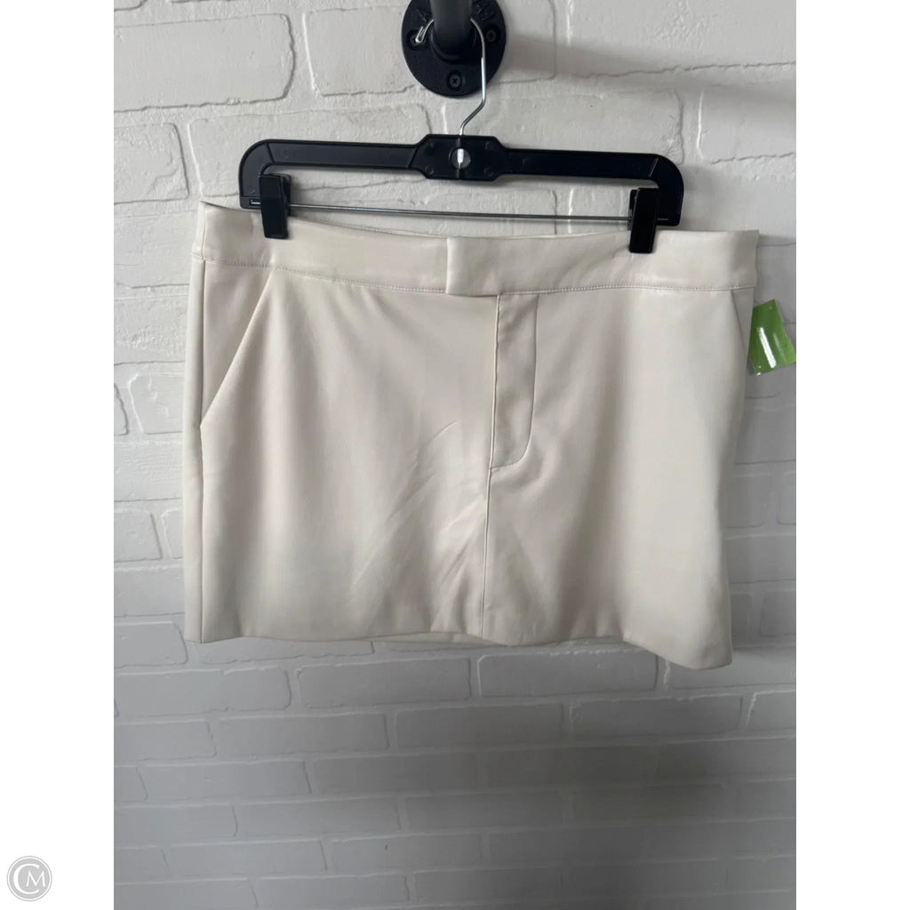 Skirt Mini & Short By A New Day In Cream, Size: 12