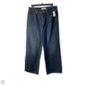 Jeans Wide Leg By Abercrombie And Fitch In Blue Denim, Size: 4