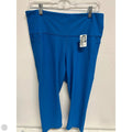 Athletic Leggings By Old Navy In Blue, Size: Xl