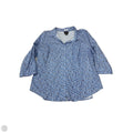 Top 3/4 Sleeve By Liz Claiborne In Floral Print, Size: 2x