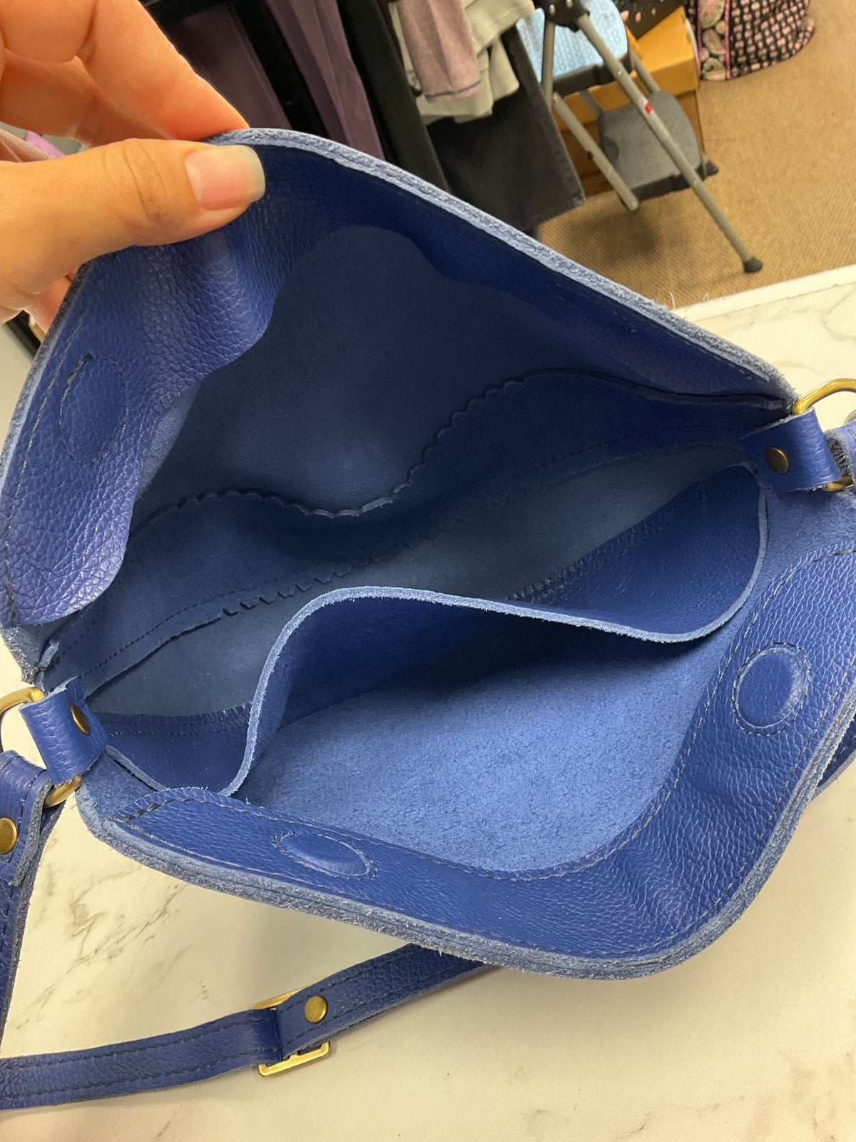 Belt Bag Leather By Portland Leather, Size: Large
