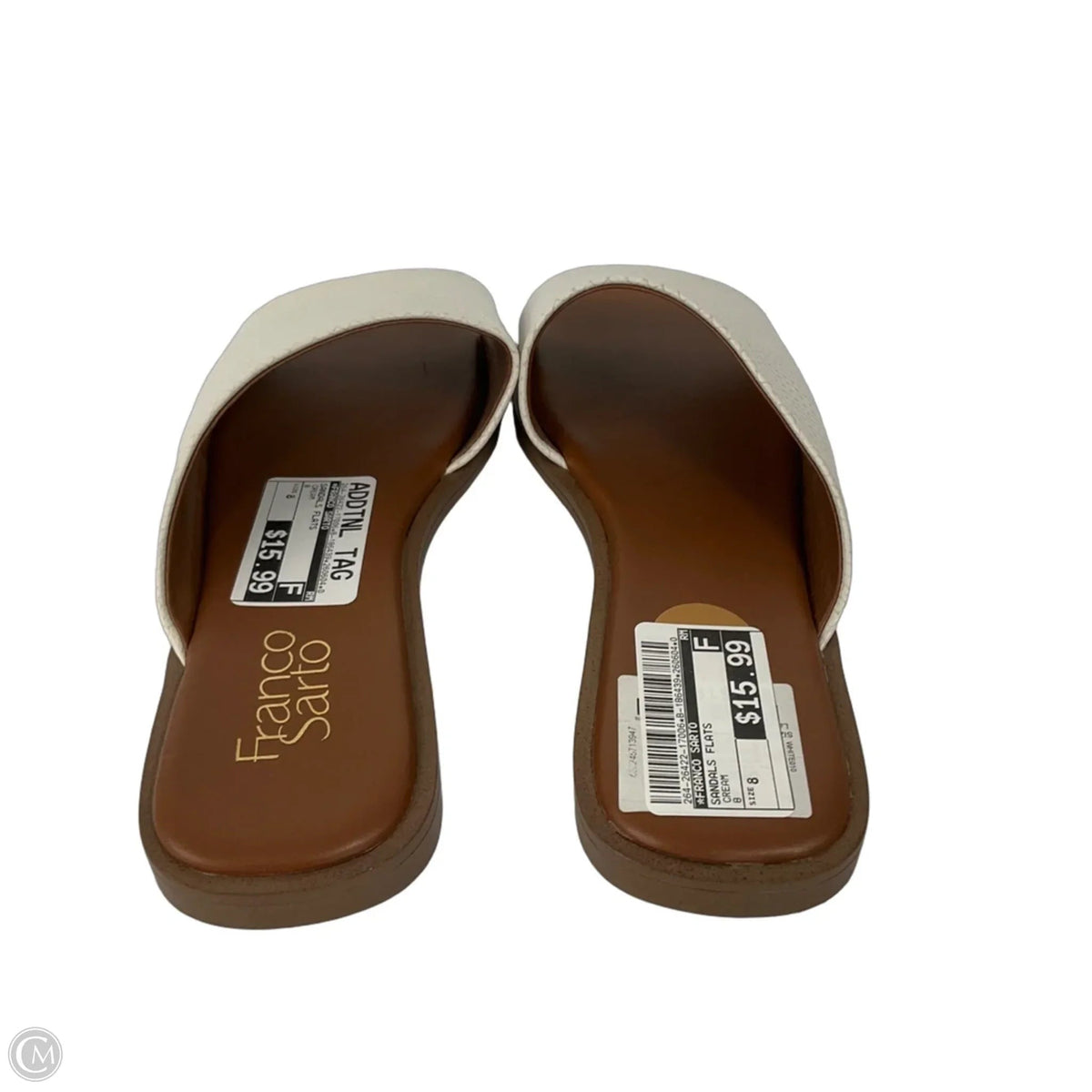 Sandals Flats By Franco Sarto In Cream, Size: 8
