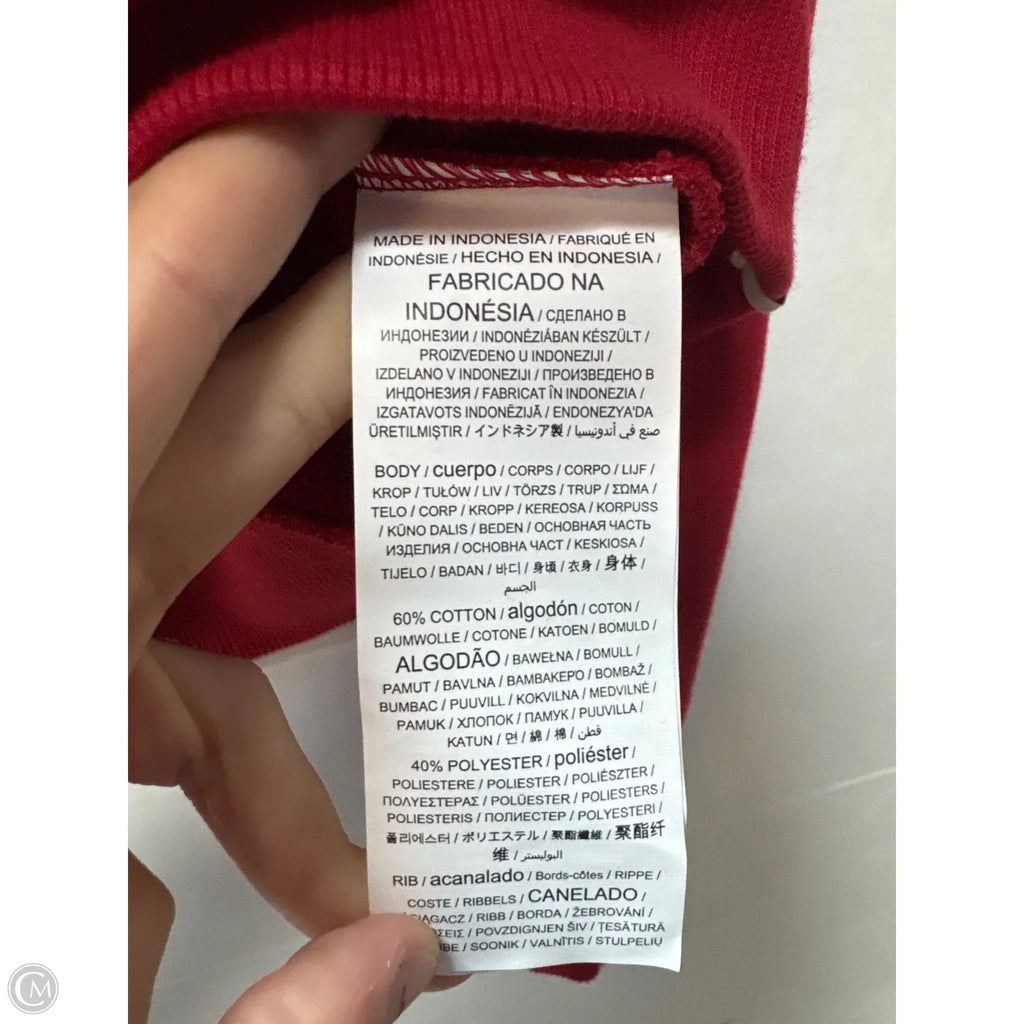 Sweatshirt Hoodie By Fanatics In Red, Size: S