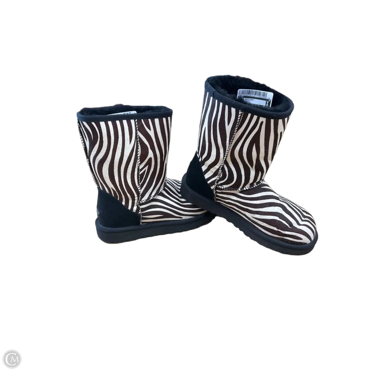 Boots Designer By Ugg In Animal Print, Size: 7