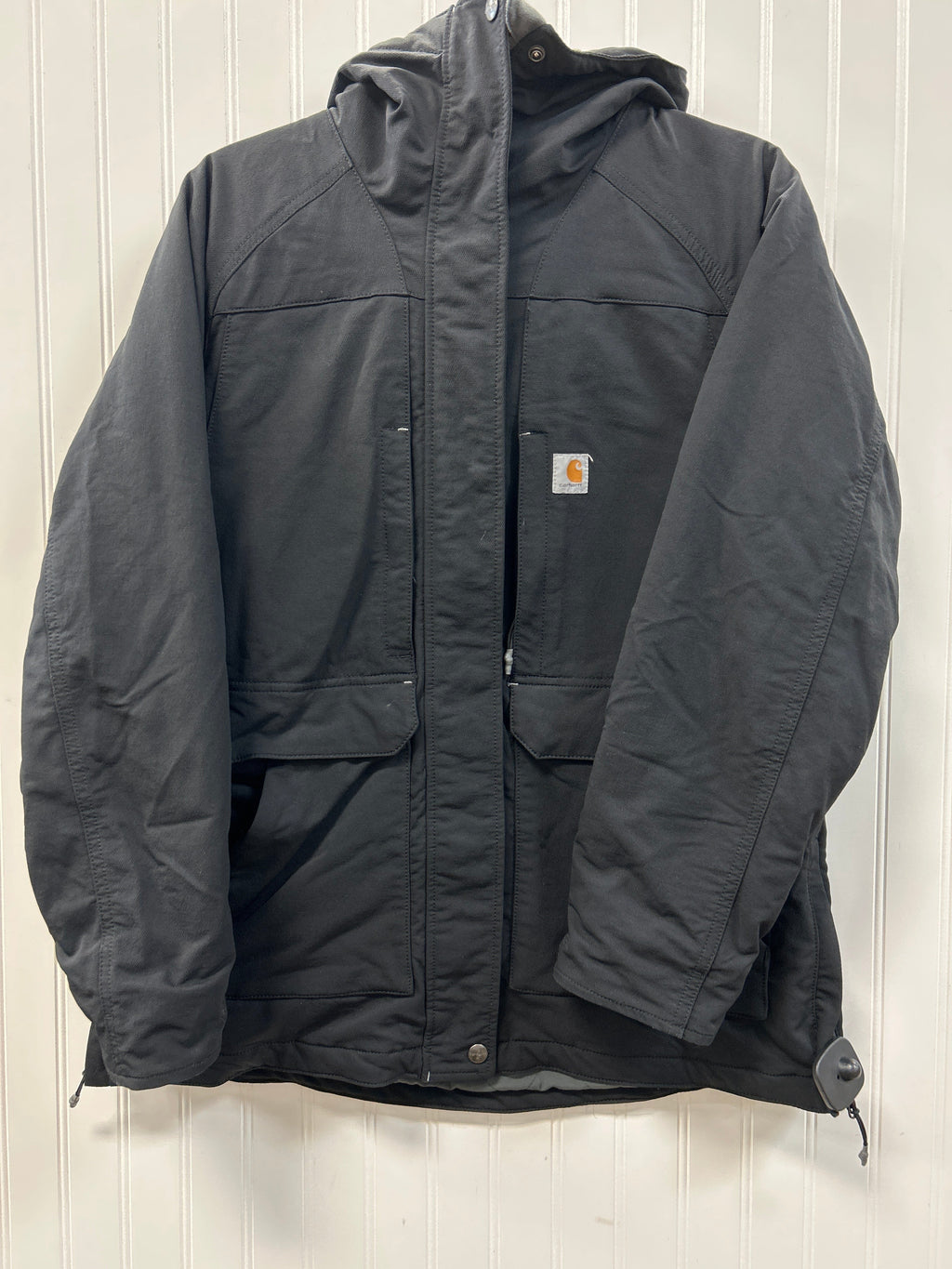 Coat Puffer & Quilted By Carhartt In Black, Size:L