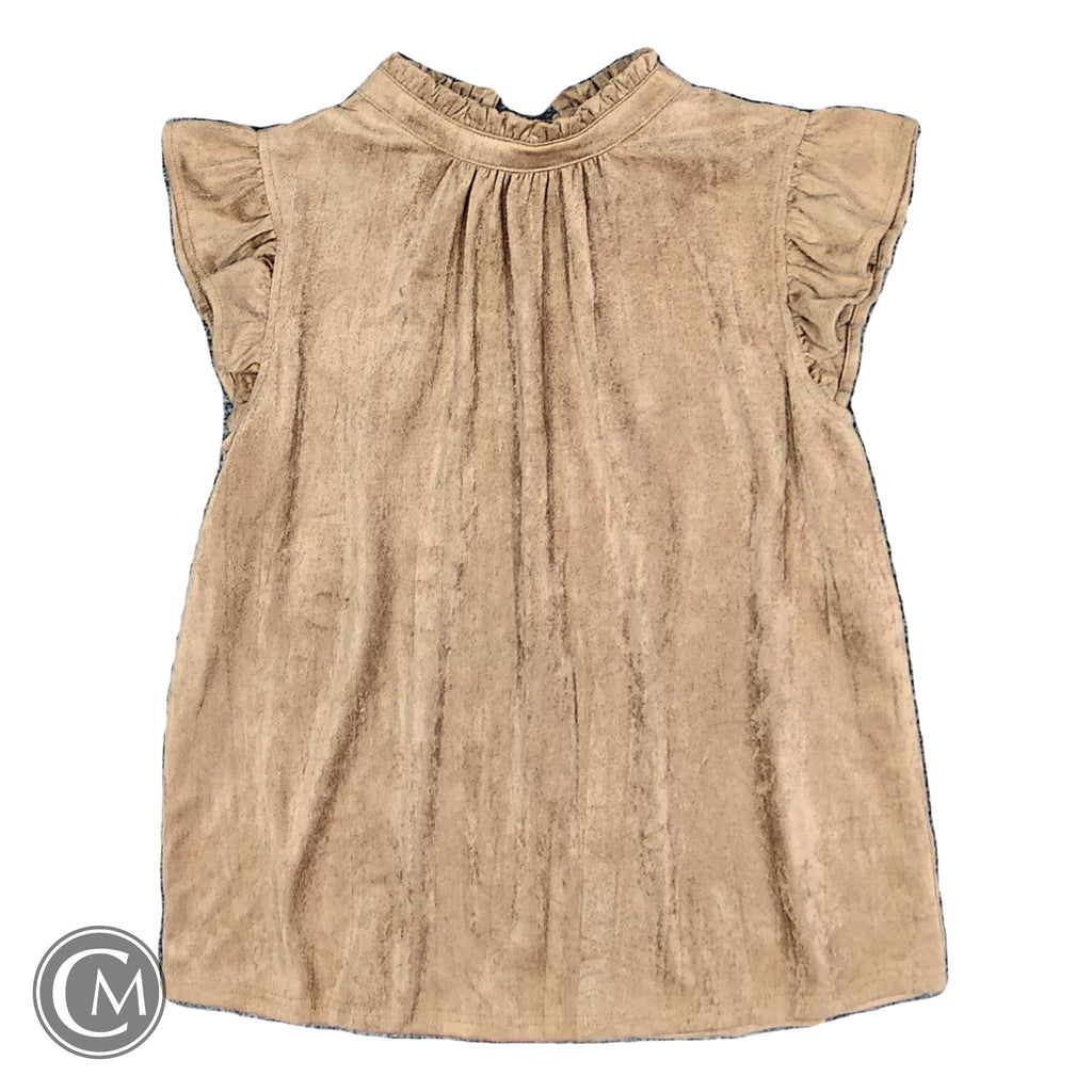Top Ss By Voy In Tan, Size: S