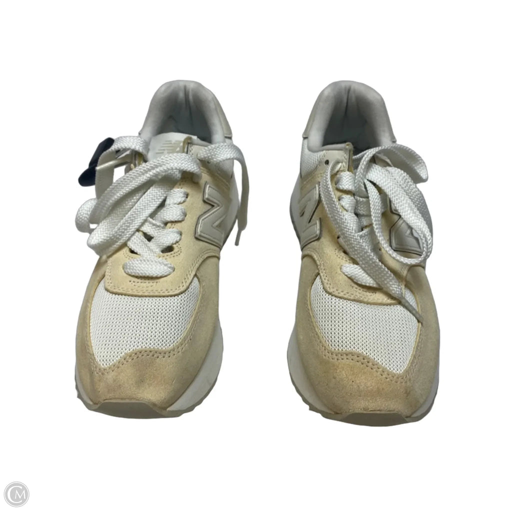 Shoes Sneakers By New Balance In Cream, Size: 8