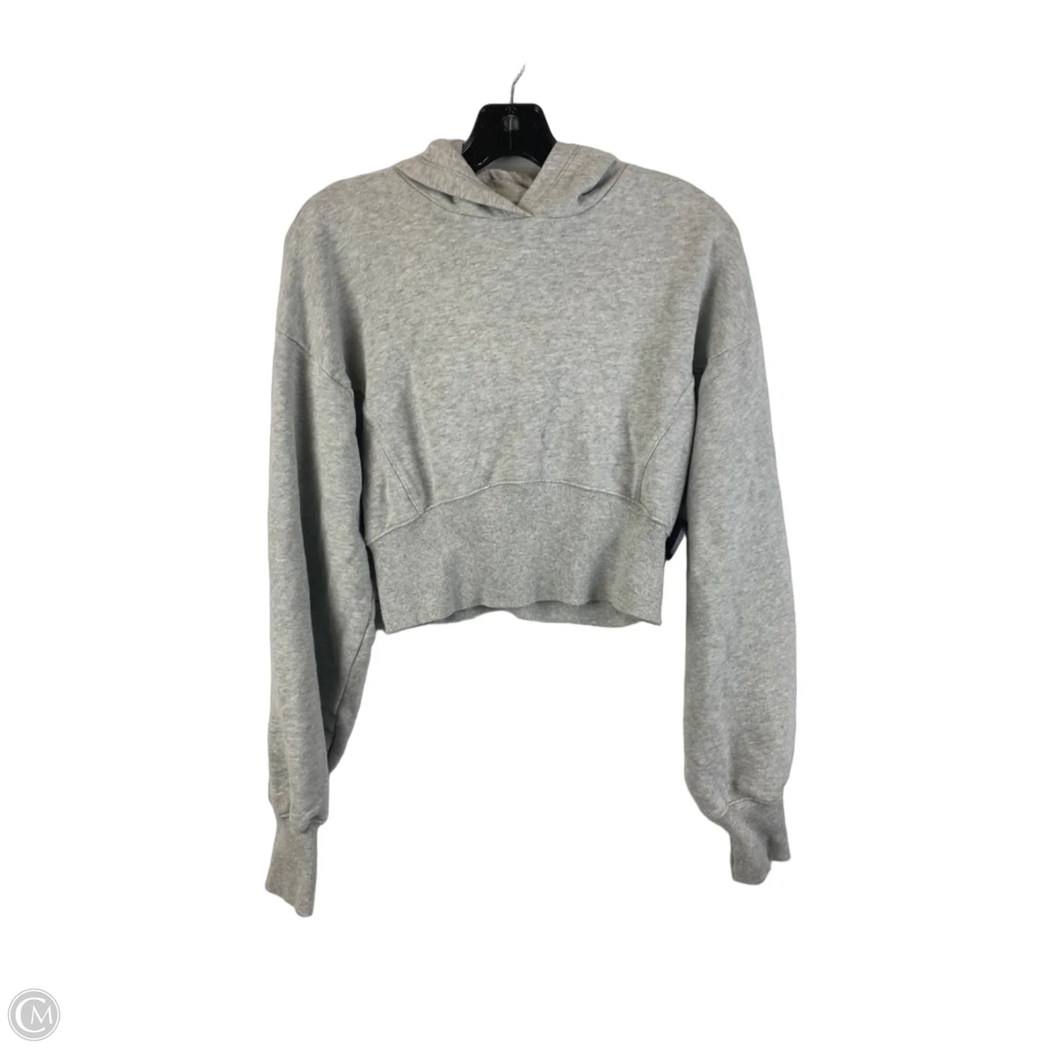 Sweatshirt Hoodie By Aerie In Grey, Size: S