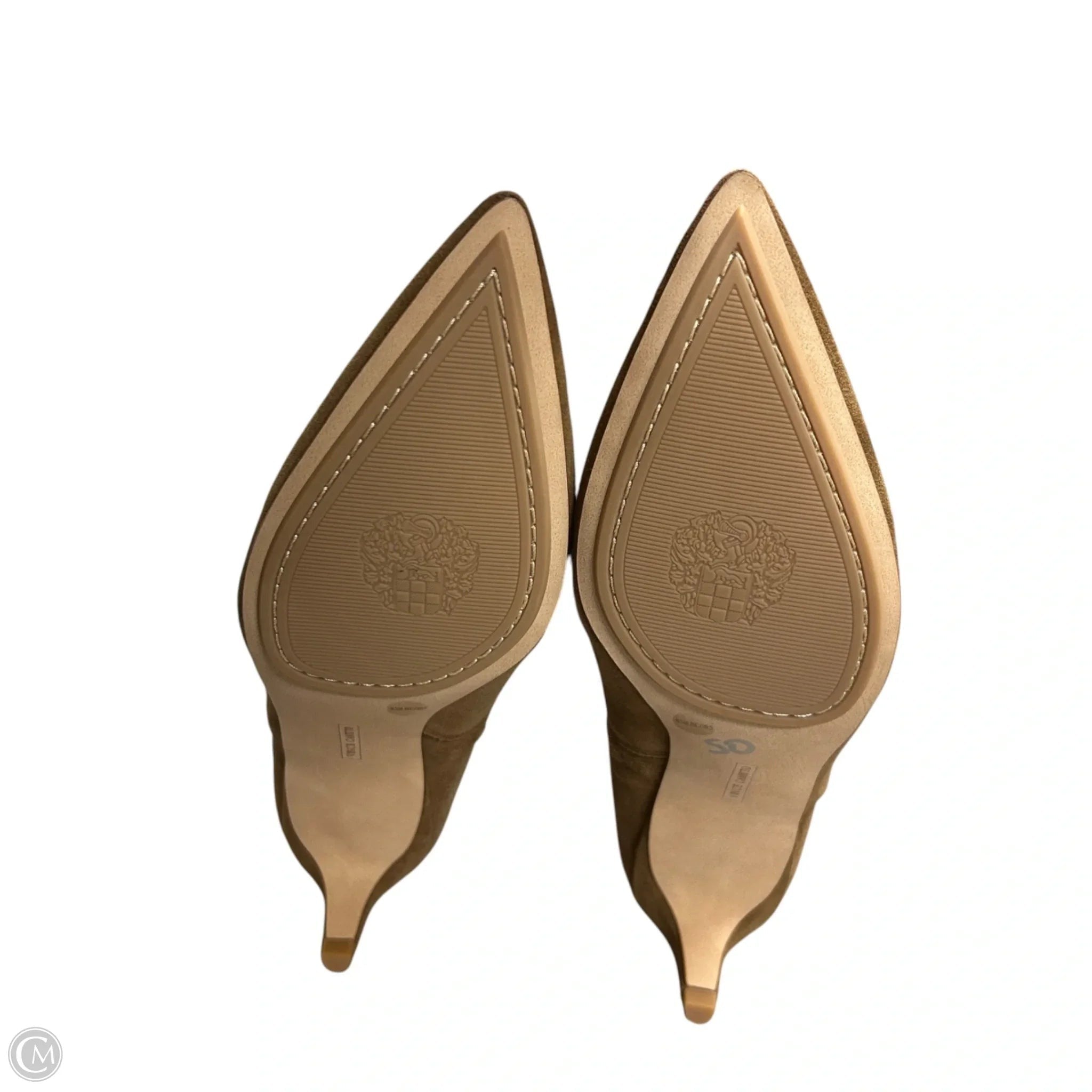 Boots Knee Heels By Vince Camuto In Tan, Size: 8.5