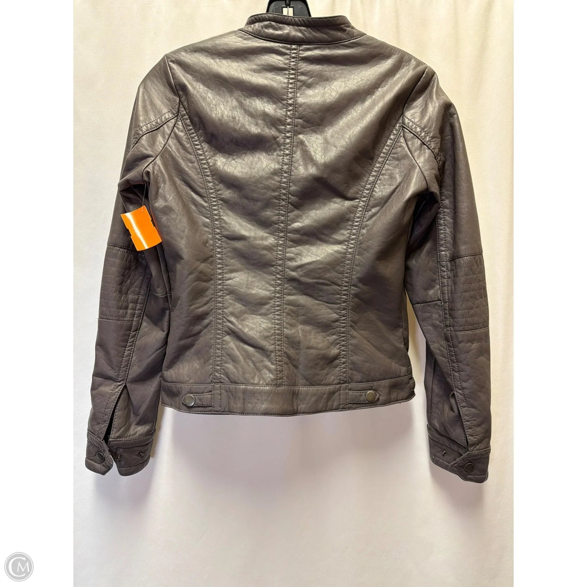Jacket Moto By Jou Jou In Grey, Size: S