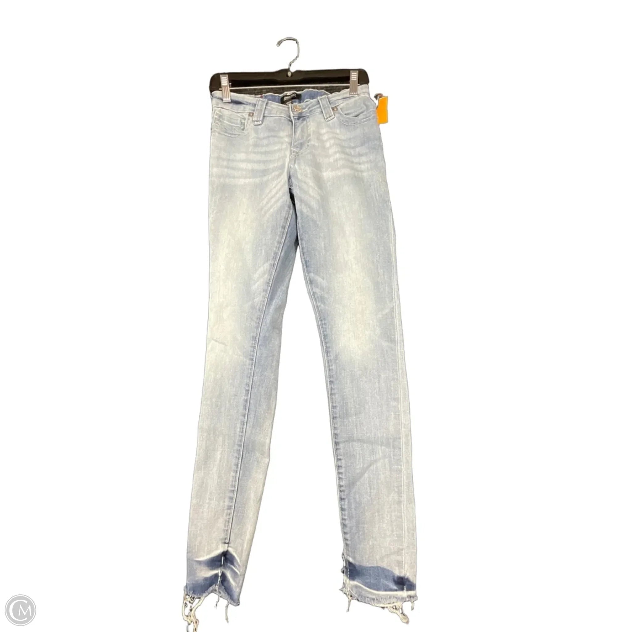Jeans Skinny By True Religion In Blue Denim, Size: 4