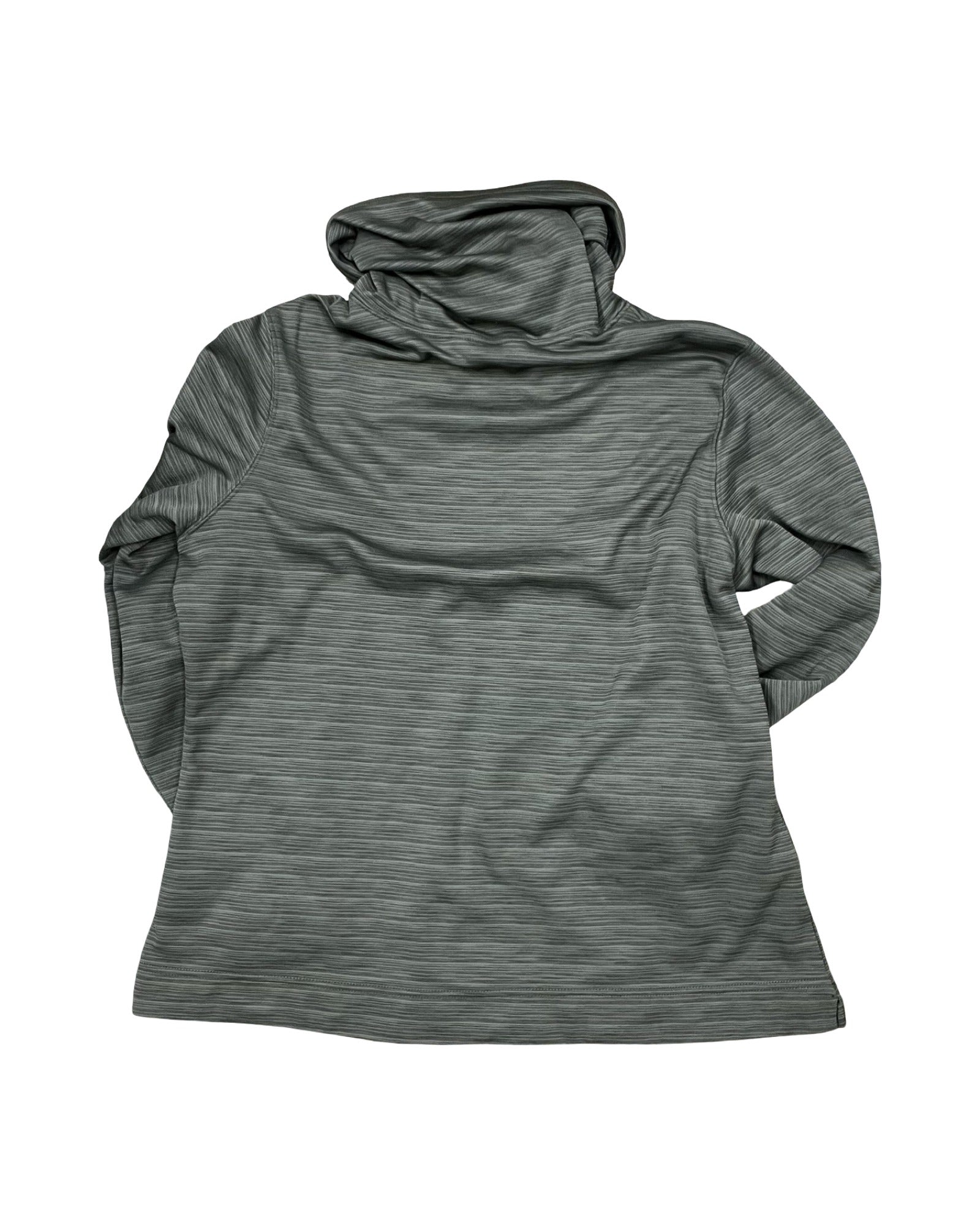 Athletic Top Ls Collar By The North Face In Green, Size:Xl